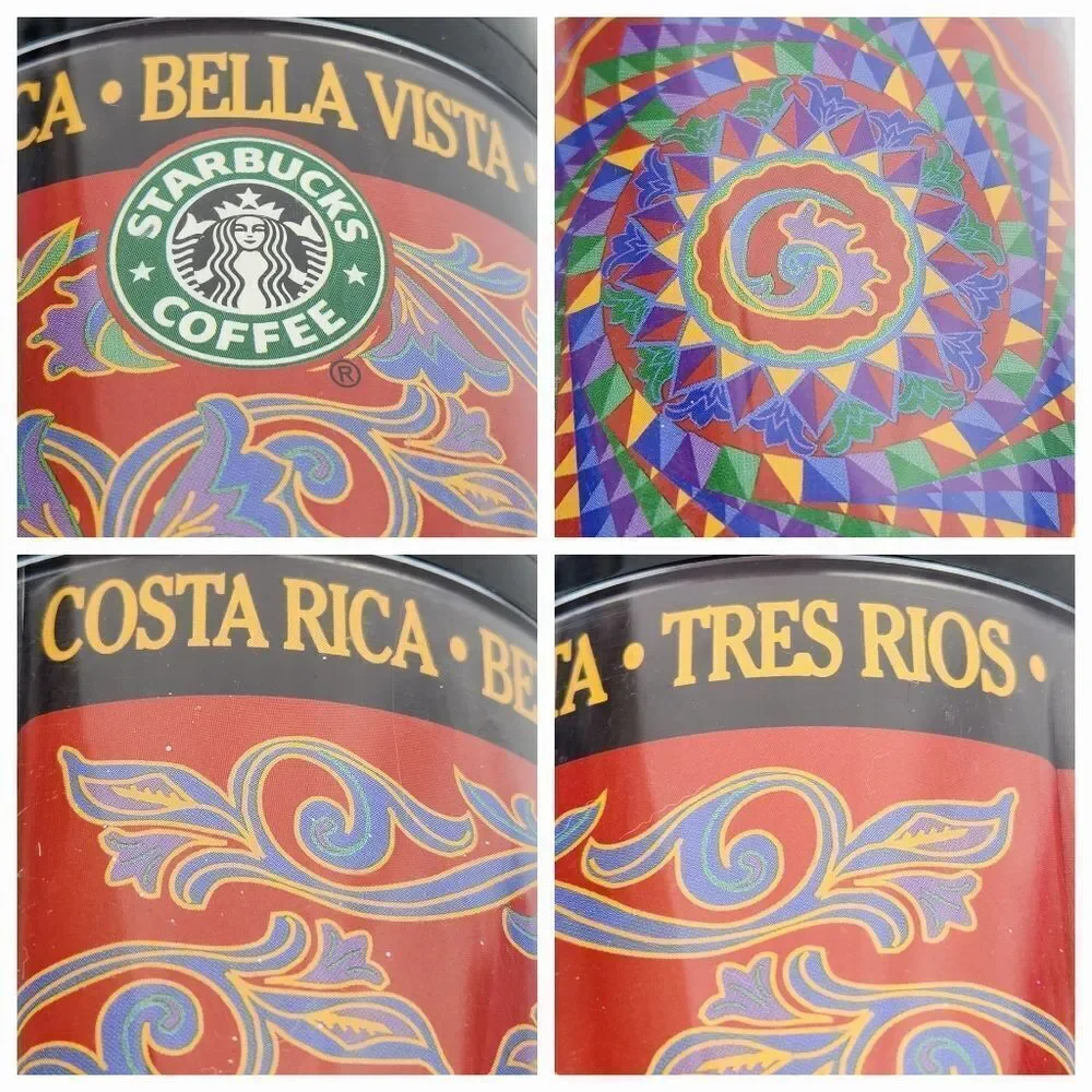 ☕️Vintage Starbucks 90s Costa Rica 16oz Travel Tumbler